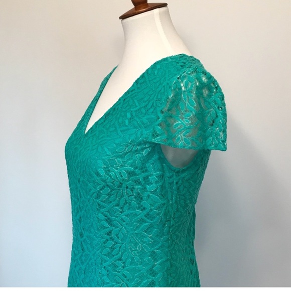 Lilly Pulitzer Size Small Seafoam Green Jungle Lace Erica Dress Like New - Picture 9 of 16